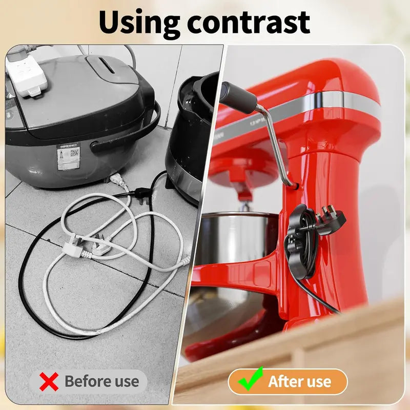 WarmNest™ Kitchen Appliance Cord Organizer Hooks (OFFER)
