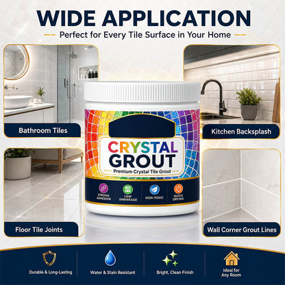 🅱️High-Strength Waterproof Crystal Tile Grout