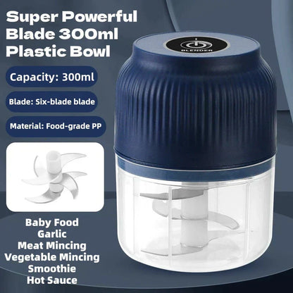 📢📢50% OFF!!⏰Cordless Electric Garlic Chopper & Mincer (Offer)