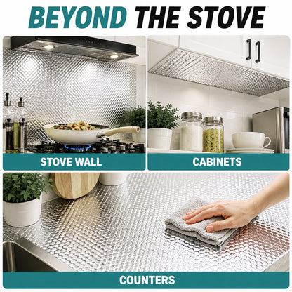 📢50% OFF !! ⏰Kitchen Peel and Stick Wallpaper Backsplash Waterproof Kitchen Stickers