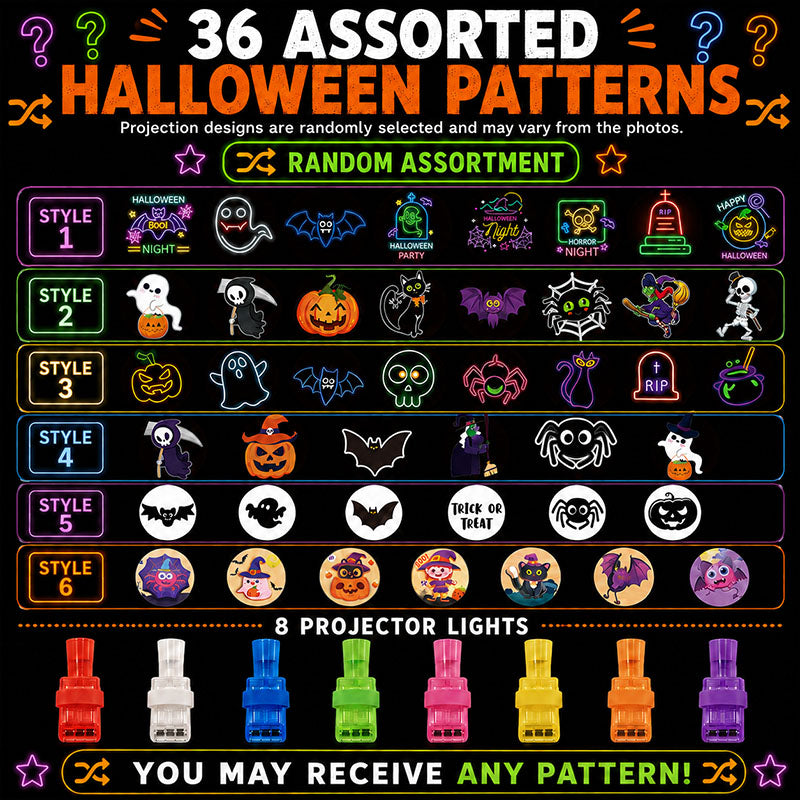 🎃 Halloween Finger Projector Lights – Mini Pattern Projector (offer)