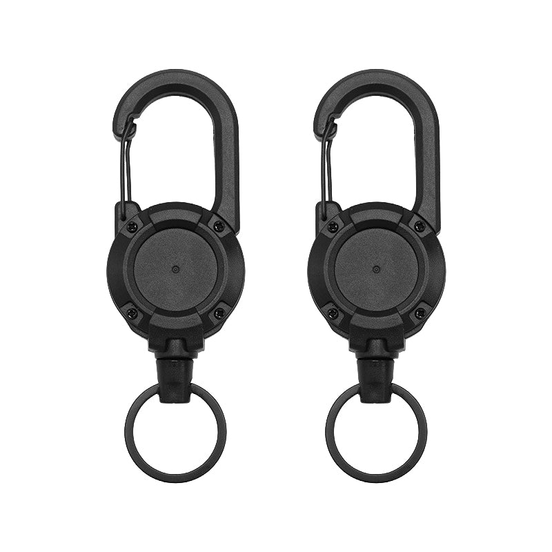 🎁3 In 1 New Multifunctional Retractable Pull Reel Carabiner Keychain