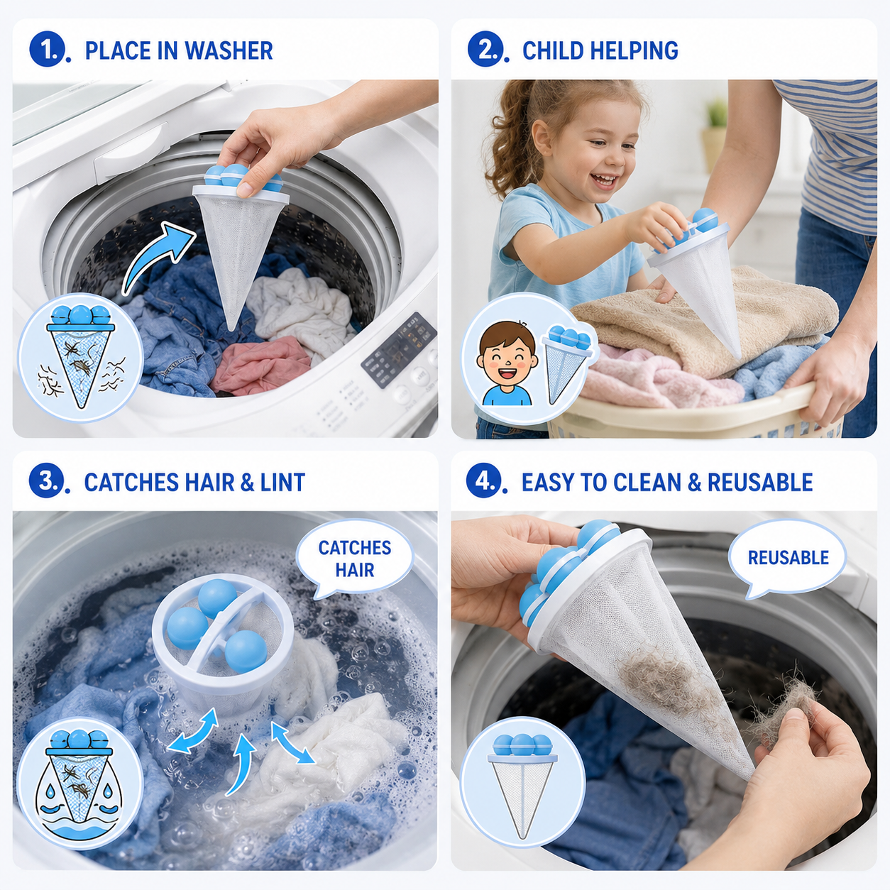 Timbe™ Laundry Hair Catcher (Offer)