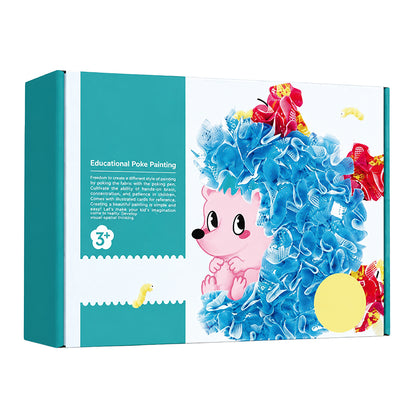 🎨 Kids 3D Fabric Poke Art Kit – Screen-Free Creative Fun