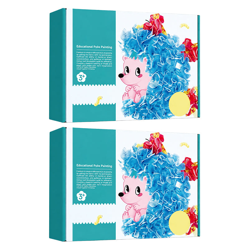 🎨 Kids 3D Fabric Poke Art Kit – Screen-Free Creative Fun