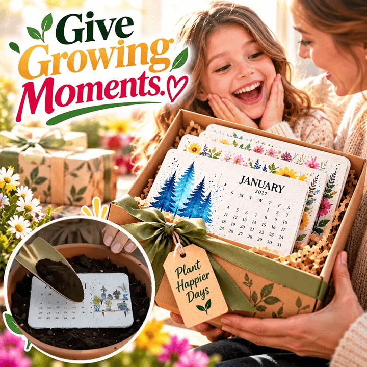🅱️ ✦2027 Plantable Seed Paper Calendar — Use It, Then Grow It