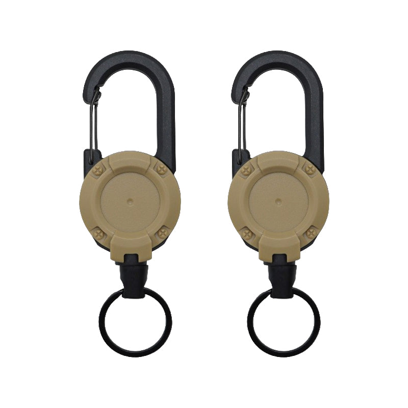 🎁3 In 1 New Multifunctional Retractable Pull Reel Carabiner Keychain