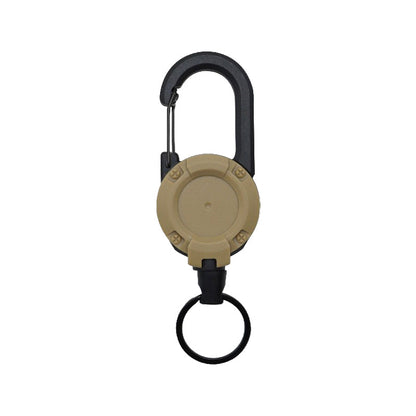 🎁3 In 1 New Multifunctional Retractable Pull Reel Carabiner Keychain