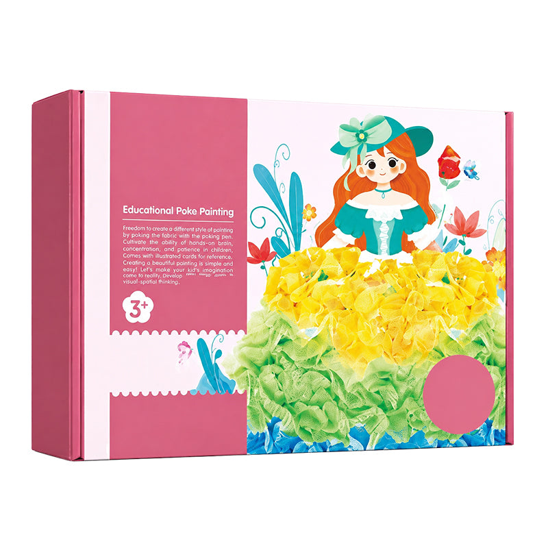 🎨 Kids 3D Fabric Poke Art Kit – Screen-Free Creative Fun