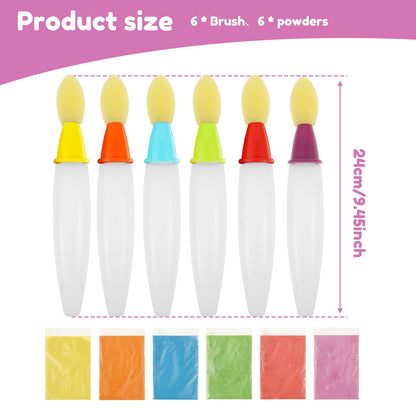 Timbe™ Sidewalk Chalk Paint Brush,Add Water to Brushes to Use,Easy to Use,Washable