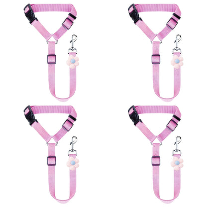 2-in-1 Dog Car Seat Belt & Walking Leash