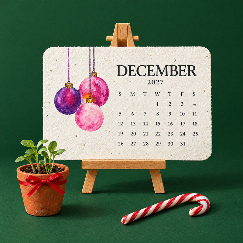 🎄🇬🇧 2027 Plantable Calendar – Use It. Plant It. Watch It Grow.