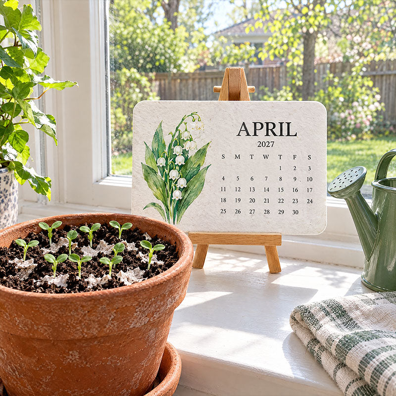 🎄🇬🇧 2027 Plantable Calendar – Use It. Plant It. Watch It Grow.