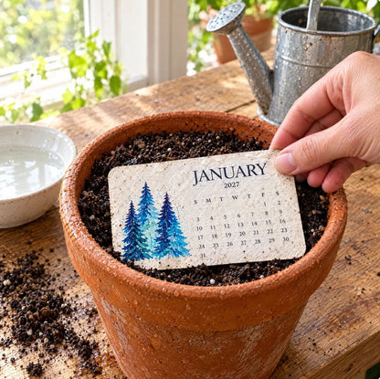 🎄🇬🇧 2027 Plantable Calendar – Use It. Plant It. Watch It Grow.