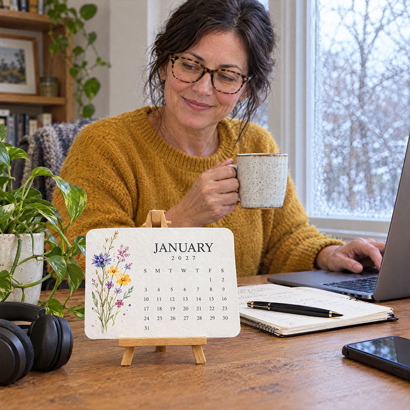 🎄🇬🇧 2027 Plantable Calendar – Use It. Plant It. Watch It Grow.