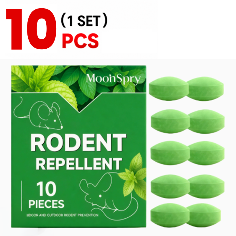 🥳2026 HOT SALE🥳💞50K+ SOLD!🏠🛡️ 50% OFF! Natural Peppermint Rodent Repellent Tablets