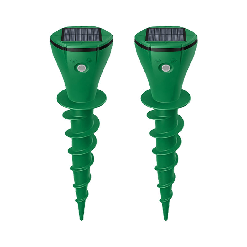 🔥Hot Sale 50% OFF☘️Vodlans™ Solar Powered Waterproof Screw Mole Repellent