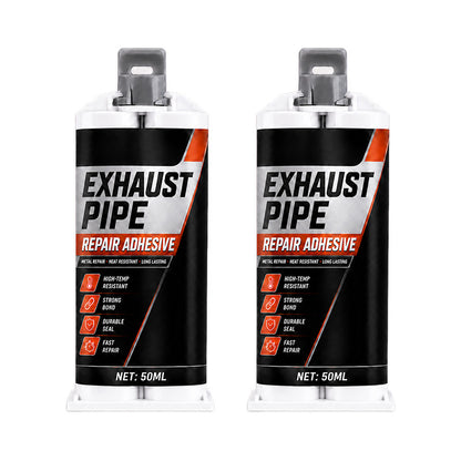 High Temp Exhaust Pipe Repair Glue – Permanent bond for iron & steel, withstands extreme heat & vibration (offer)