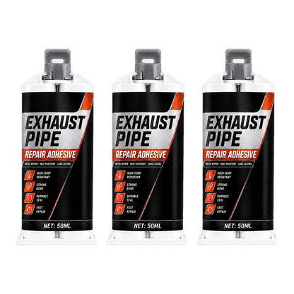 High Temp Exhaust Pipe Repair Glue – Permanent bond for iron & steel, withstands extreme heat & vibration (offer)