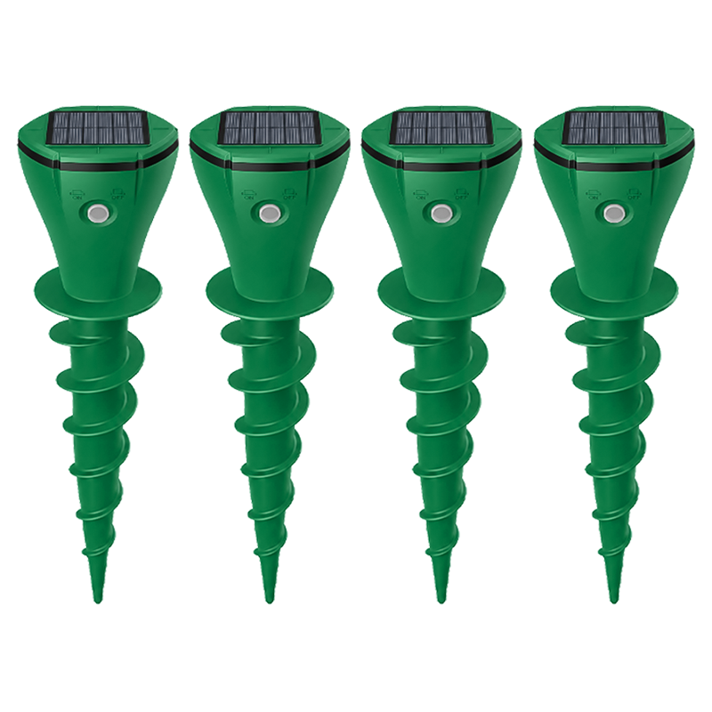 🌸Hot Sale 50% OFF☘️Solar Powered Waterproof Screw Mole Repellent (OFFER)