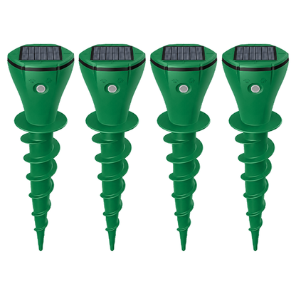 🔥Hot Sale 50% OFF☘️Vodlans™ Solar Powered Waterproof Screw Mole Repellent