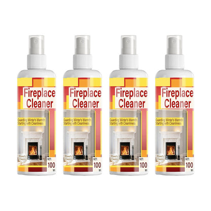 🏡Fast‑Acting Fireplace Cleaner Spray, Deep Penetrating Soot & Smoke Stain Remover