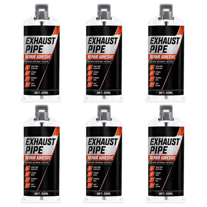 High Temp Exhaust Pipe Repair Glue – Permanent bond for iron & steel, withstands extreme heat & vibration