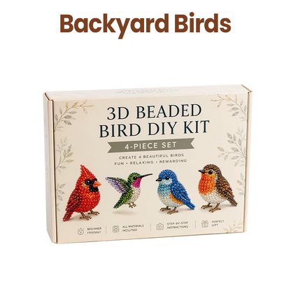 🏆Limited Time Sale 50% OFF🧵✨Petite 3D Beaded Animal Craft Kit