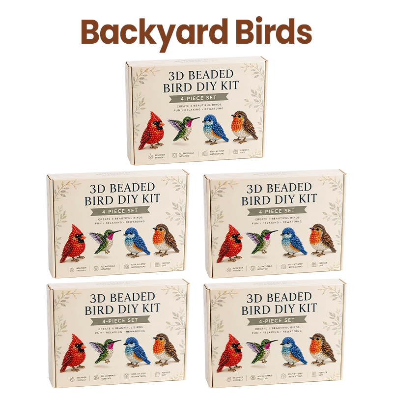 🏆Limited Time Sale 50% OFF🧵✨Petite 3D Beaded Animal Craft Kit