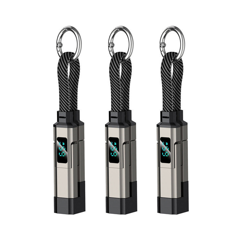 ⚡HOT SALE 50% OFF🔥4-in-1 Digital Display Keychain Charging Cable