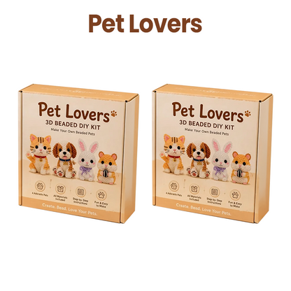 🏆Limited Time Sale 50% OFF🧵✨Petite 3D Beaded Animal Craft Kit