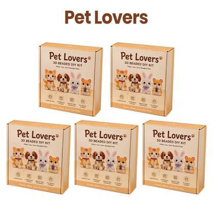 🏆Limited Time Sale 50% OFF🧵✨Petite 3D Beaded Animal Craft Kit