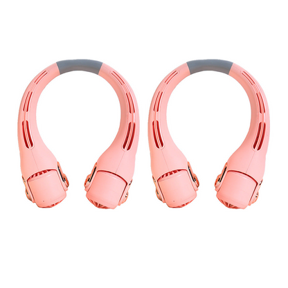 🥳2026 HOT SALE🥳💞50K+ SOLD!🍃💨Neck Air Conditioner Fan – Ultra‑quiet, 360° rotating, 3 speeds. 🌬️