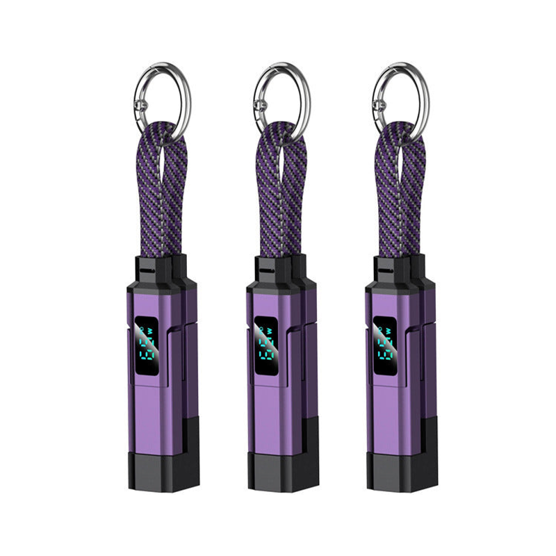 ⚡HOT SALE 50% OFF🔥4-in-1 Digital Display Keychain Charging Cable