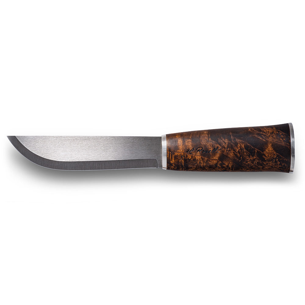 Small Leuku knife silver ferrule, UHC