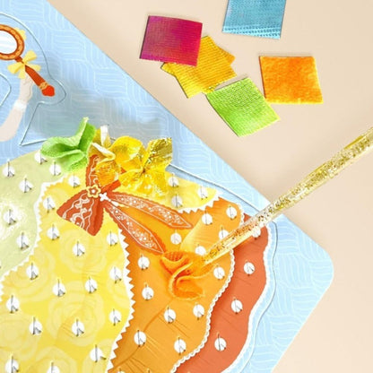 🎨 Kids 3D Fabric Poke Art Kit – Screen-Free Creative Fun