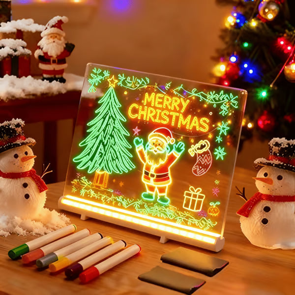 🔥✨ LED Note Board 🎨Perfect for messages, reminders & creative fun 🖍️ (offer)