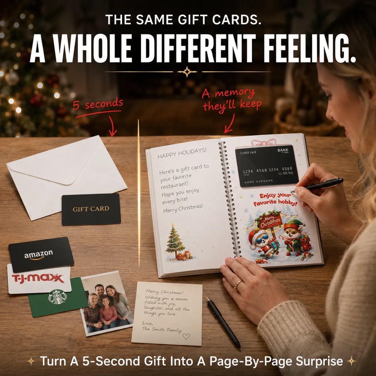 Christmas Gift Card Albums – Set of 3
