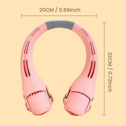 🥳2026 HOT SALE🍃💨 Neck Air Conditioner Fan – Ultra‑quiet, 360° rotating, 3 speeds. 🌬️ (offer)