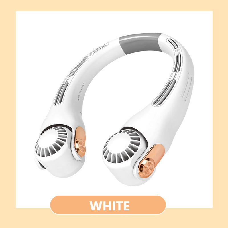 🥳2026 HOT SALE🍃💨 Neck Air Conditioner Fan – Ultra‑quiet, 360° rotating, 3 speeds. 🌬️ (offer)