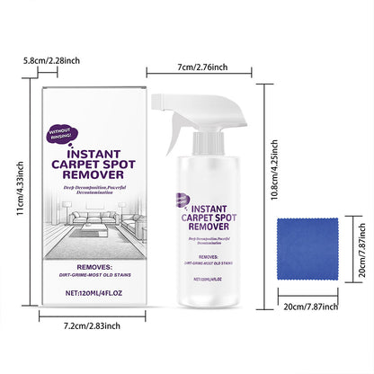 Timbe™ Instant Carpet Stain Remover Spray – Fast-Drying Foam Cleaner