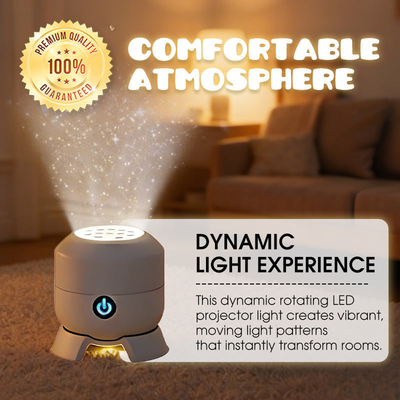 🌊 Timbe™ Dynamic Rotating LED Projector Light