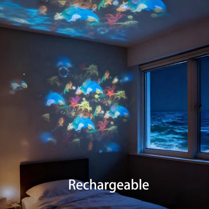 🌊 Timbe™ Dynamic Rotating LED Projector Light