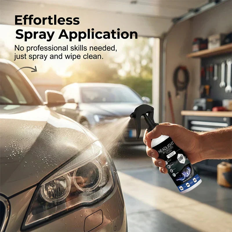 🥳Professional Car Headlight Restoration Kit – Removes yellowing & scratches instantly. No sandpaper, no tools – just spray & wipe! ✨🔧 (offer)