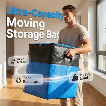 🥳2026 HOT SALE🥳💞50K+ SOLD!📦🔥 50% OFF! Collapsible Storage & Moving Bag – Heavy‑duty PE, water‑resistant. 🏠✨