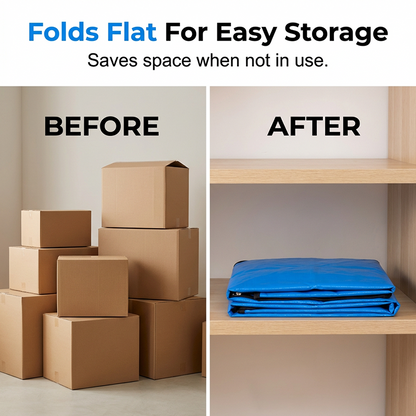 🥳2026 HOT SALE🥳💞50K+ SOLD!📦🔥 50% OFF! Collapsible Storage & Moving Bag – Heavy‑duty PE, water‑resistant. 🏠✨
