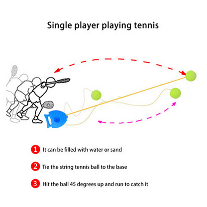 ⏰🔥LIMITED TIME !! 🎾 Portable Solo Tennis Trainer Rebounder – Improve Your Game Anywhere, Anytime 💪✨ (offer)
