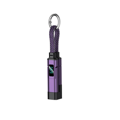 🔥HOT SALE 50% OFF🔥4-in-1 Digital Display Keychain Charging Cable (Offer)