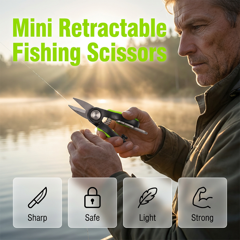 Timbe™ Mini Stainless Steel Fishing Scissors