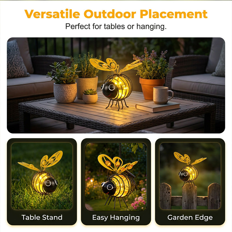 🐝 Solar Powered Hanging Bee Garden Light (offer)